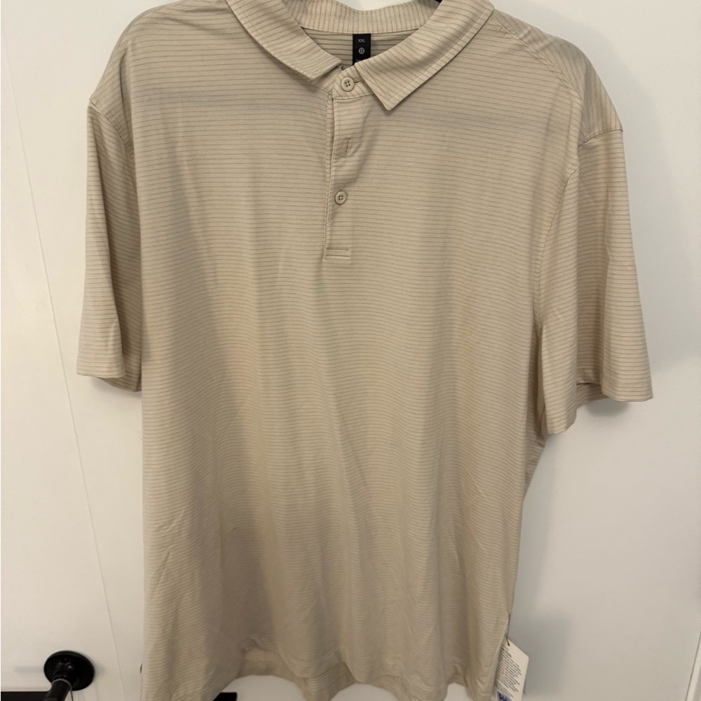 lululemon athletica Light Tan Polo Shirt